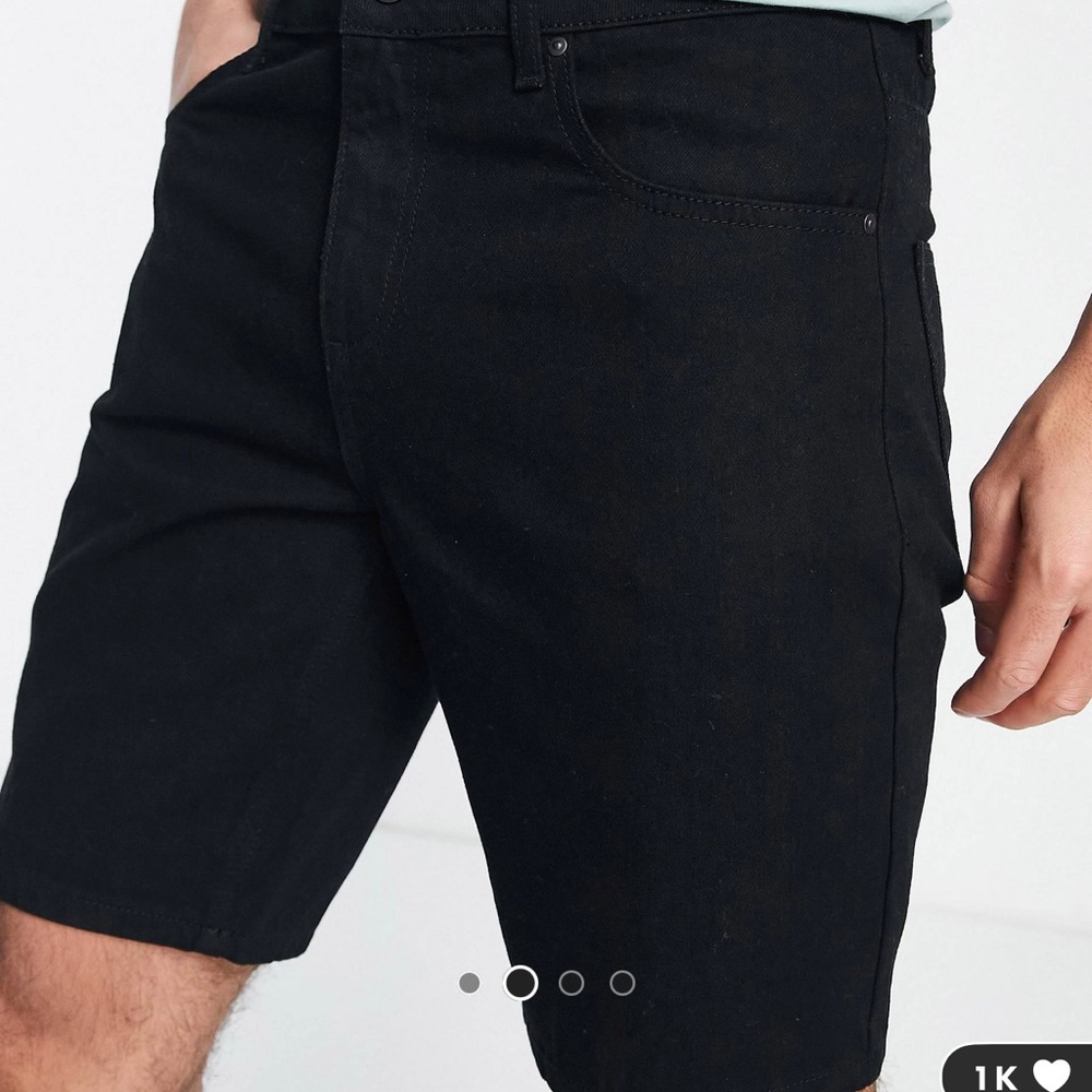 ASOS Classic Rigid Denim Shorts